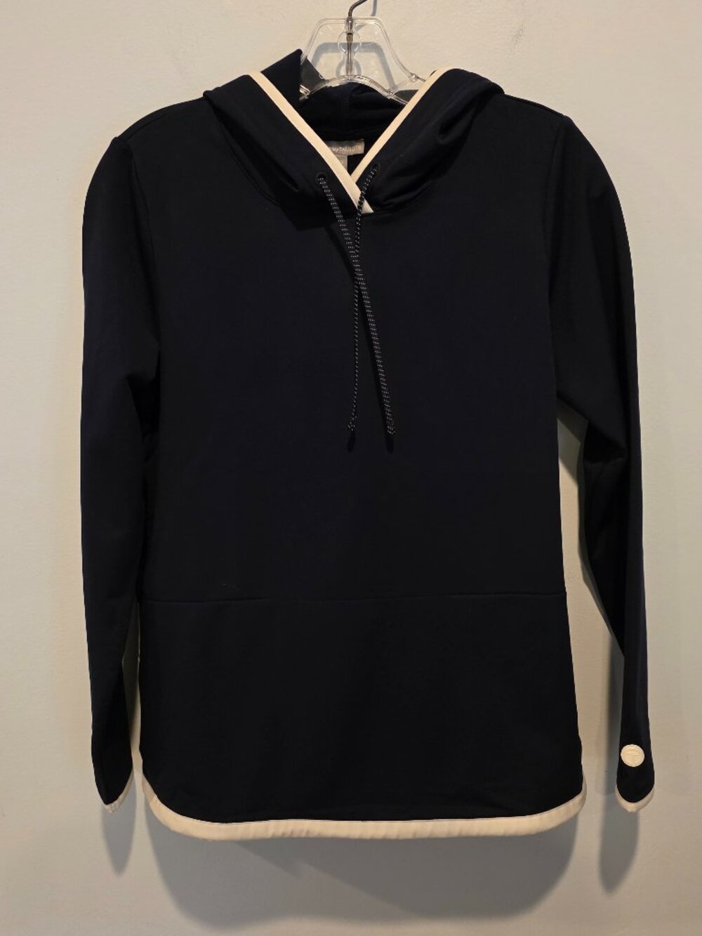T by Talbots Navy Hoodie, Size XS, NWT